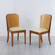 Pair Of Art Deco Cloud Chairs By H&L Epstein 1930