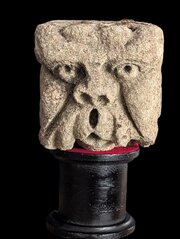 Green Man Medieval English Stone Head