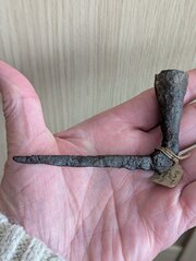 Medieval Iron Candle Holder London Find 