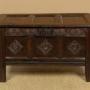 17th.c. Carved & Inlaid Oak Coffer c.1660