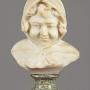 Alabaster Bust of a Girl c.1900