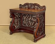 Anglo Indian Carved Rosewood Console Table c1860