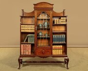 Arts & Crafts Oak Bookcase & Side Cabinet C.1910