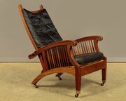 Arts & Crafts Reclining Armchair C.1910