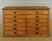 Bank Of 12 Drawers C.1910