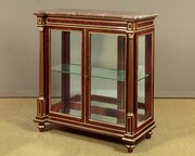 Brass Mounted Mahogany Vitrine c1890