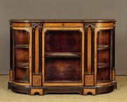 Burr Walnut  Ebonized Credenza c1880