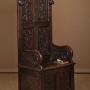 Carved Oak Box Seat Porter’s Chair c.1880.