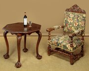 Carved Oak Side Table c1910