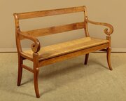 French Cherrywood Settle C.1910