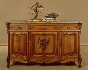French Marble Top Sideboard C.1930