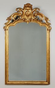 Gilt Overmantle Mirror c1890