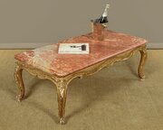 Giltwood & Marble Top Coffee Table C.1930