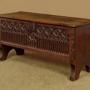 Gothic Carved Oak Coffer