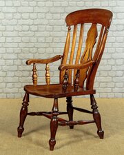 Highback Kitchen Armchair C.1880
