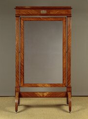 Large Mahogany Cheval Mirror C.1840