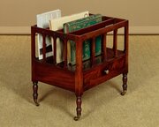 Mahogany Canterbury Or Magazine Tidy C.1830