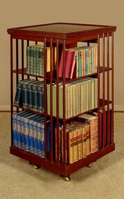 Mahogany Revolving Bookcase c1910