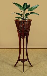 Mahogany & Brass Jardeniere & Stand C.1910