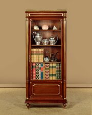 Narrow Brass Mounted Bookcase C.1910