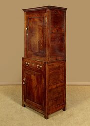 Narrow Welsh Oak Cupboard c1780