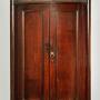 Oak Bow Front Corner Cupboard c.1790