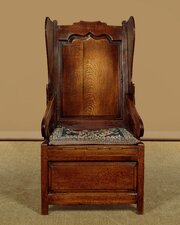 Oak Lambing Chair C.1790