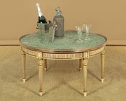 Painted & Marble Top Coffee Table C.1960
