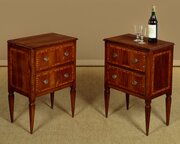 Pair Of Inlaid Side Tables C.1910