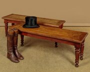 Pair of Oak Benches c1880