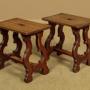 Pair of Oak Stools c.1930