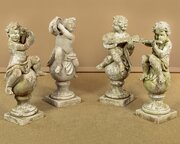 Set Of Four Garden Statues