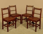 Set Of Four Welsh Cottage Dining Chairs C.1850