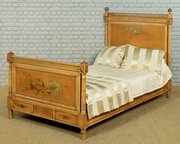 Single Bed With Painted Decoration C.1890