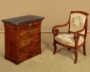 Small Burr Walnut Commode C.1840
