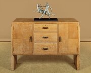 Small Heals Limed Oak Sideboard C.1920