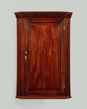 Small Mahogany Corner Cupboard C.1800