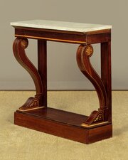 Small Marble Top Console Table C.1880