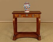 Small Walnut Console Table c1840