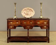 Small Welsh Dresser Base With Potboard C.1810