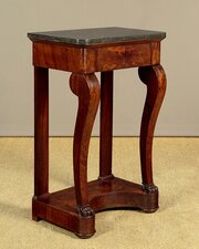 Very Small Marble Top Console Table c1860