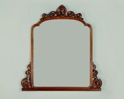 Walnut Overmantle Mirror C.1860