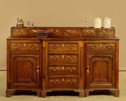 Welsh Dresser Base With Spice Drawers C.1800