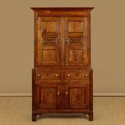 Welsh Oak Bread & Cheese Cupboard C.1820