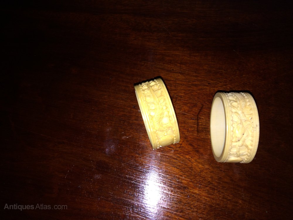Antiques Atlas Canton Ivory Napkin Rings