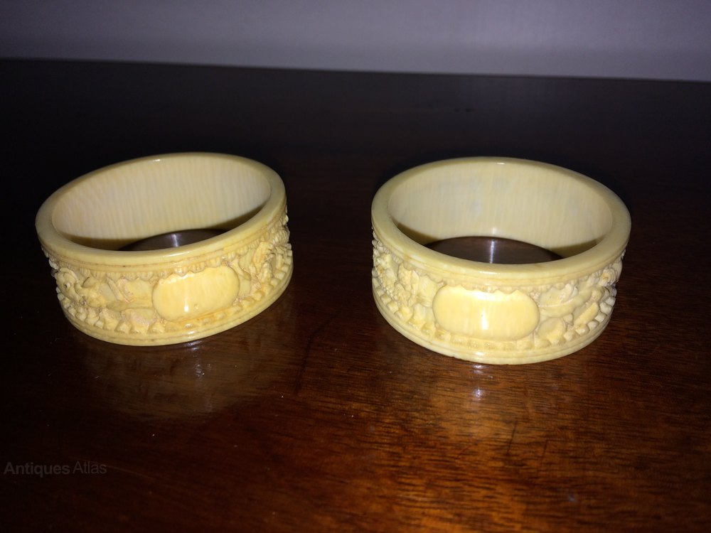 Antiques Atlas Canton Ivory Napkin Rings