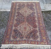 Antique Khamseh Nomadic Rug. 180cm X 135cm.