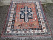 Afghan Caucasian Design Rug.172cm X 158cm.