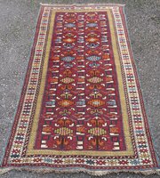 Antique Caucasian Karabagh Rug. 210cm X 127cm.