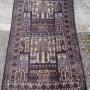Unusual Mosque Design Afghan Rug. Herat Region. 